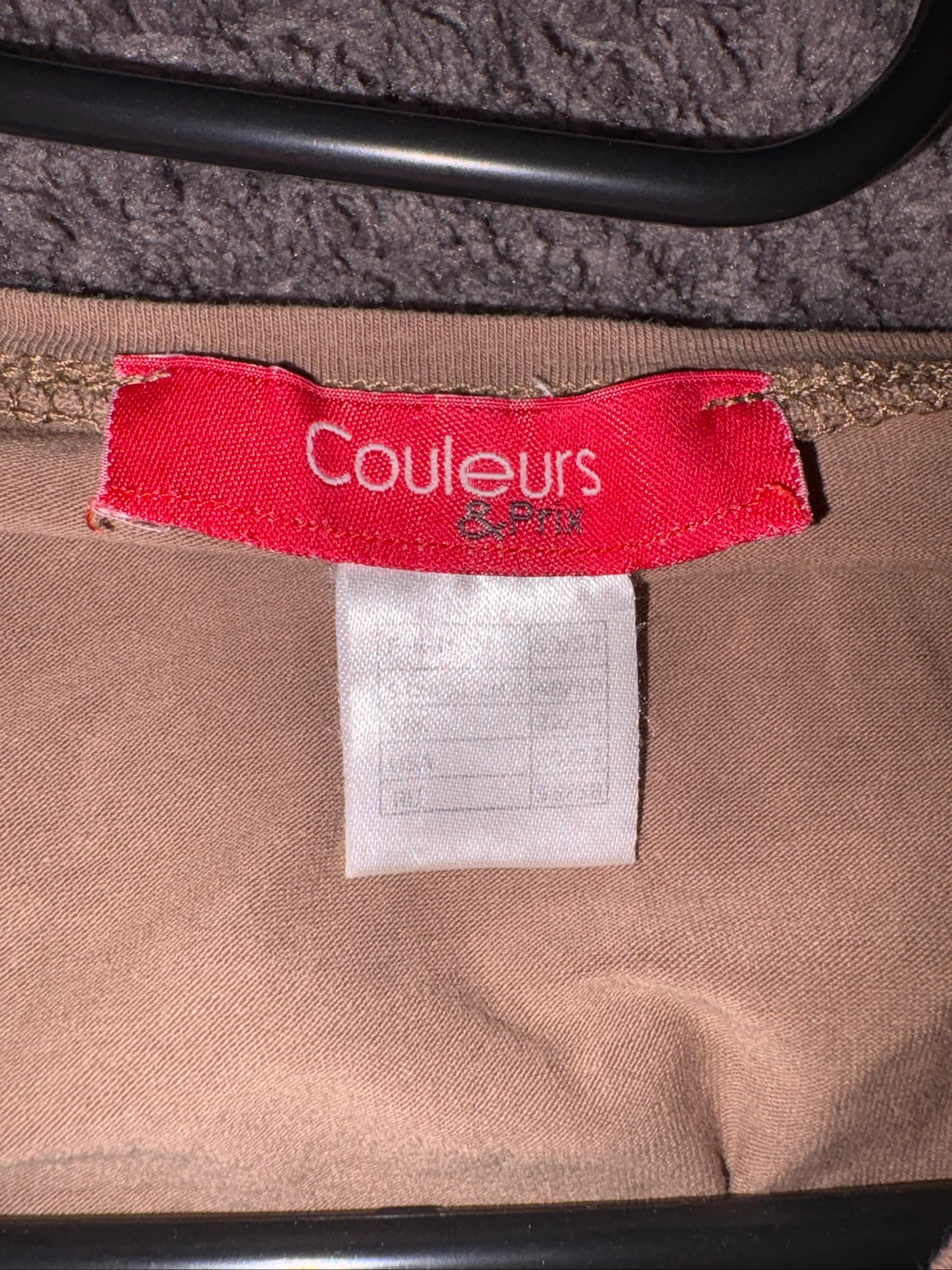 Dames T-shirt 50/52 lichtbruin 100% katoen Couleurs & Prix – photo 5